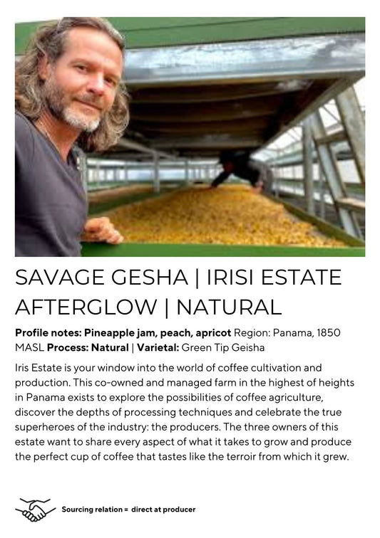 Savage Panama Gesha Afterglow Natural - Iris Estate